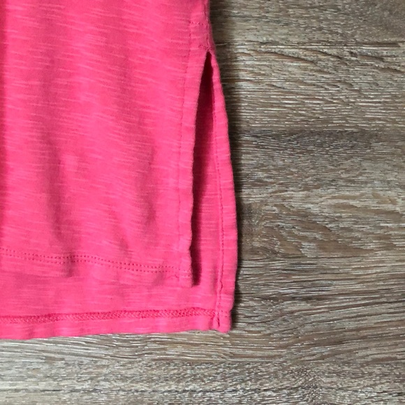 J. Jill Tops J Jill Pink Pima Shortsleeved Vneck Tee Size S Poshmark